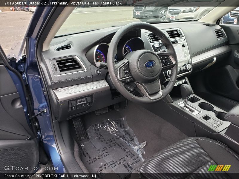 Abyss Blue Pearl / Slate Black 2019 Subaru Outback 2.5i Premium