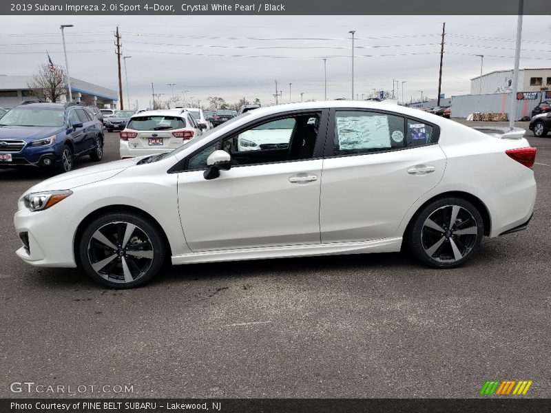 Crystal White Pearl / Black 2019 Subaru Impreza 2.0i Sport 4-Door