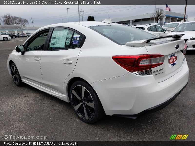 Crystal White Pearl / Black 2019 Subaru Impreza 2.0i Sport 4-Door