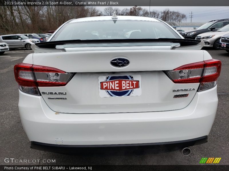 Crystal White Pearl / Black 2019 Subaru Impreza 2.0i Sport 4-Door