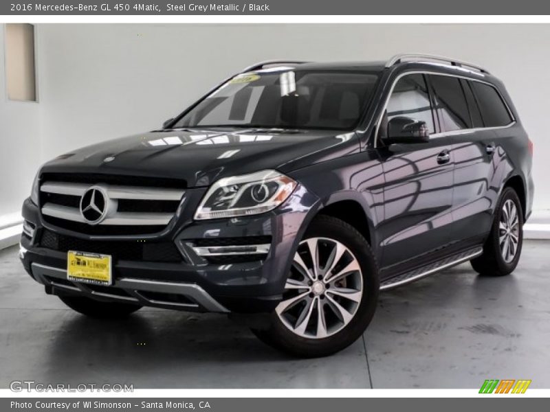 Steel Grey Metallic / Black 2016 Mercedes-Benz GL 450 4Matic