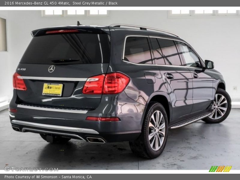 Steel Grey Metallic / Black 2016 Mercedes-Benz GL 450 4Matic