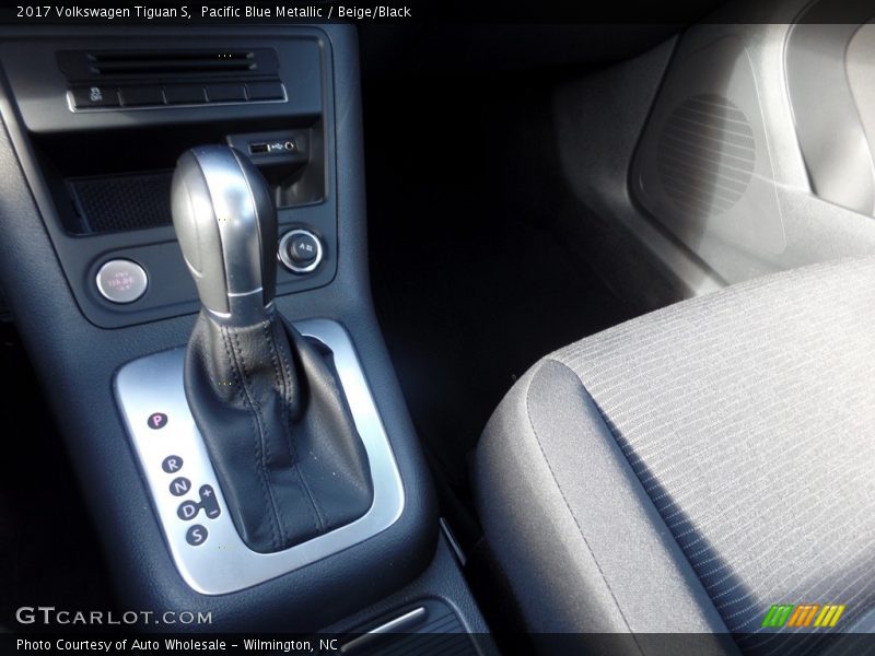 Pacific Blue Metallic / Beige/Black 2017 Volkswagen Tiguan S