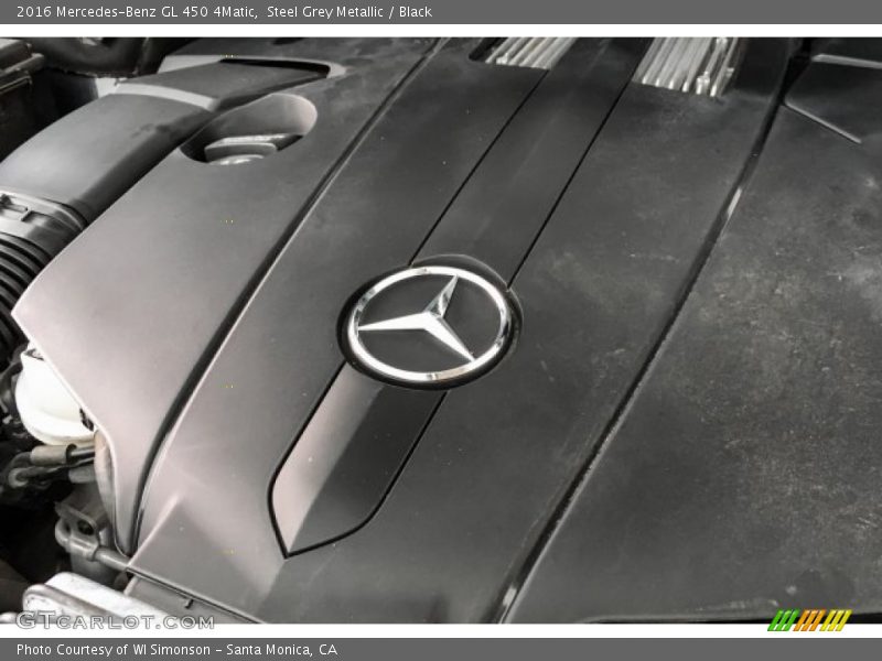 Steel Grey Metallic / Black 2016 Mercedes-Benz GL 450 4Matic
