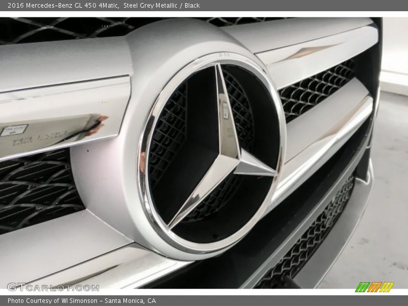 Steel Grey Metallic / Black 2016 Mercedes-Benz GL 450 4Matic