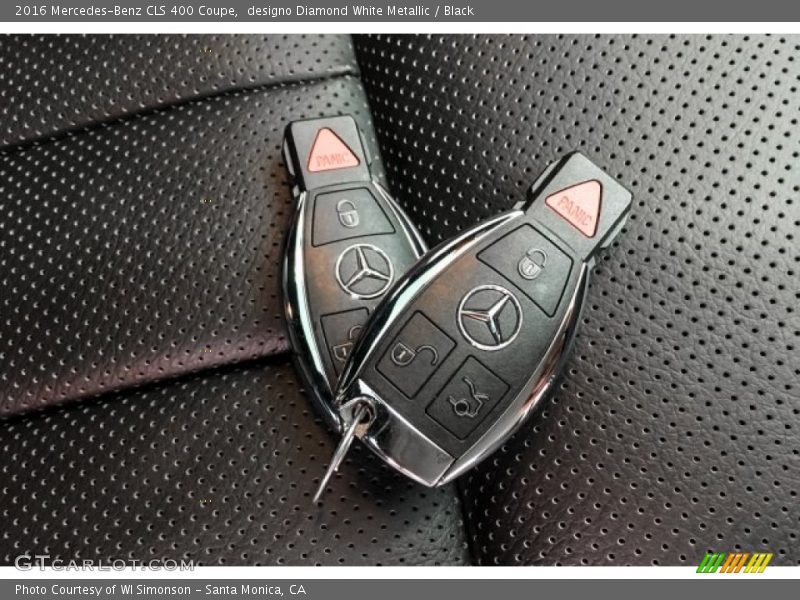 designo Diamond White Metallic / Black 2016 Mercedes-Benz CLS 400 Coupe