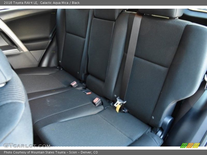 Galactic Aqua Mica / Black 2018 Toyota RAV4 LE