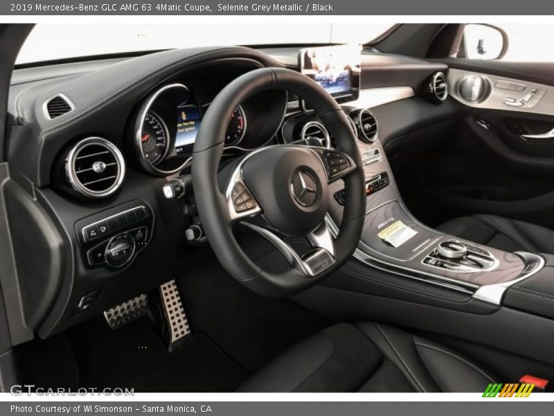 Selenite Grey Metallic / Black 2019 Mercedes-Benz GLC AMG 63 4Matic Coupe