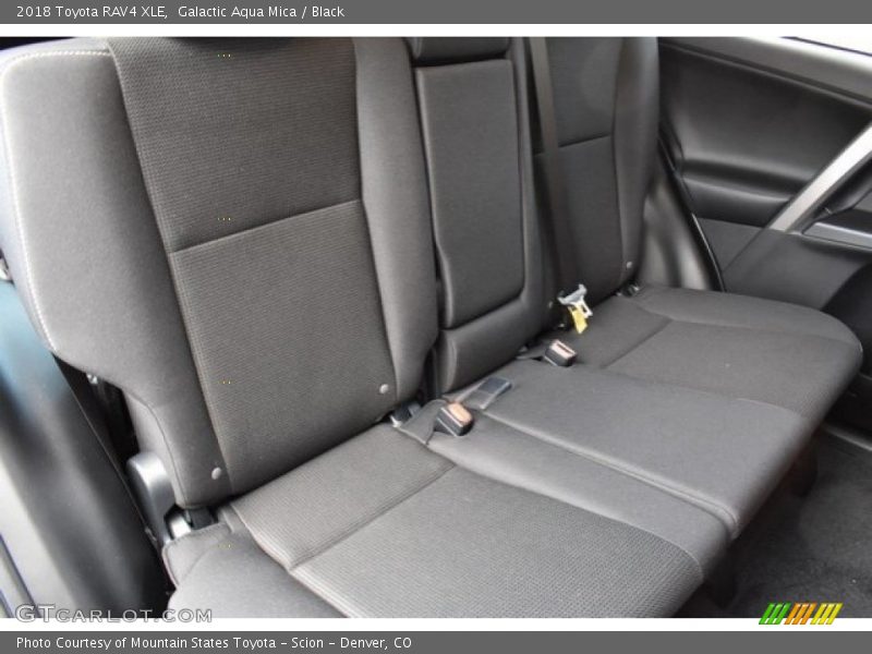 Galactic Aqua Mica / Black 2018 Toyota RAV4 XLE