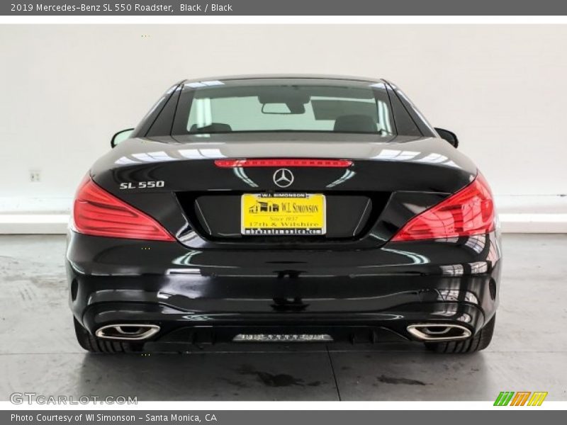 Black / Black 2019 Mercedes-Benz SL 550 Roadster