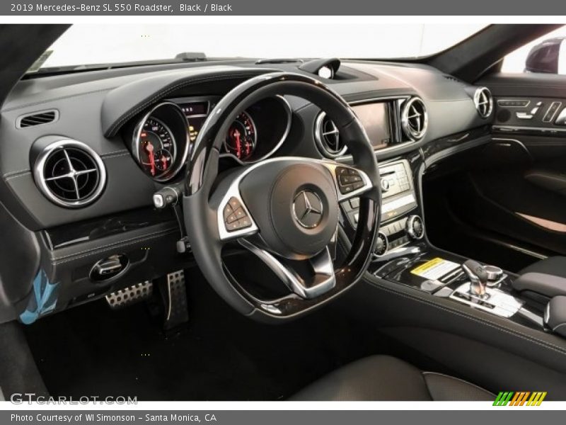 Black / Black 2019 Mercedes-Benz SL 550 Roadster