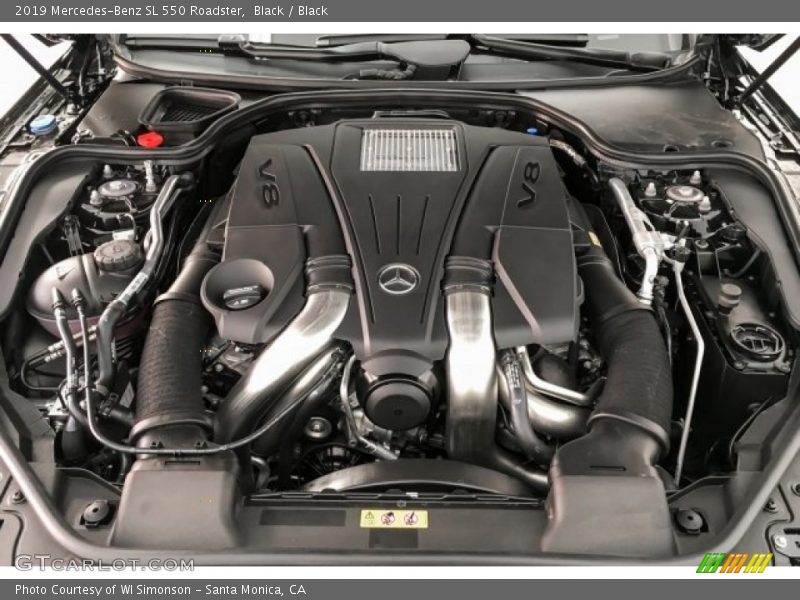  2019 SL 550 Roadster Engine - 4.7 Liter DI biturbo DOHC 32-Valve VVT V8