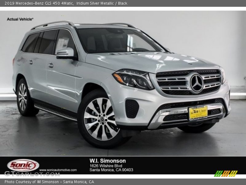 Iridium Silver Metallic / Black 2019 Mercedes-Benz GLS 450 4Matic