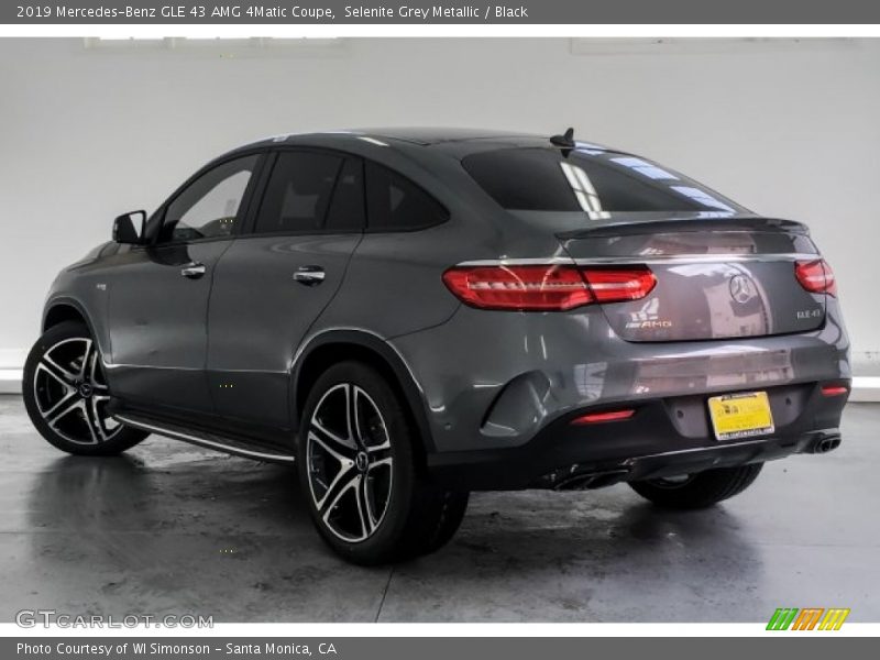 Selenite Grey Metallic / Black 2019 Mercedes-Benz GLE 43 AMG 4Matic Coupe