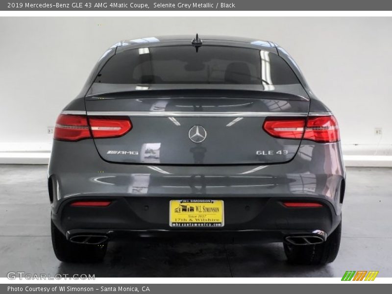 Selenite Grey Metallic / Black 2019 Mercedes-Benz GLE 43 AMG 4Matic Coupe