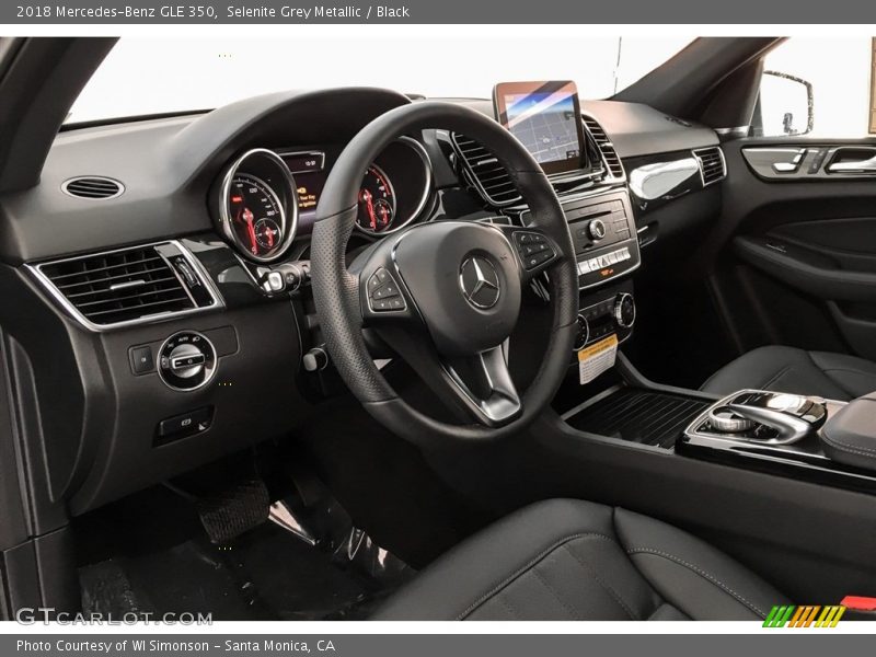 Selenite Grey Metallic / Black 2018 Mercedes-Benz GLE 350