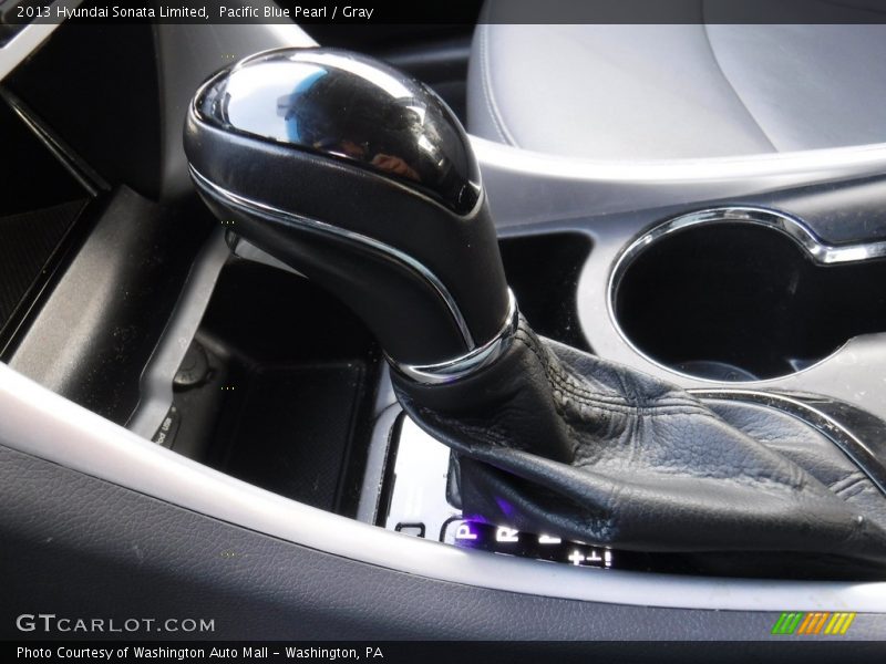 Pacific Blue Pearl / Gray 2013 Hyundai Sonata Limited