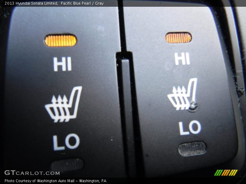 Pacific Blue Pearl / Gray 2013 Hyundai Sonata Limited