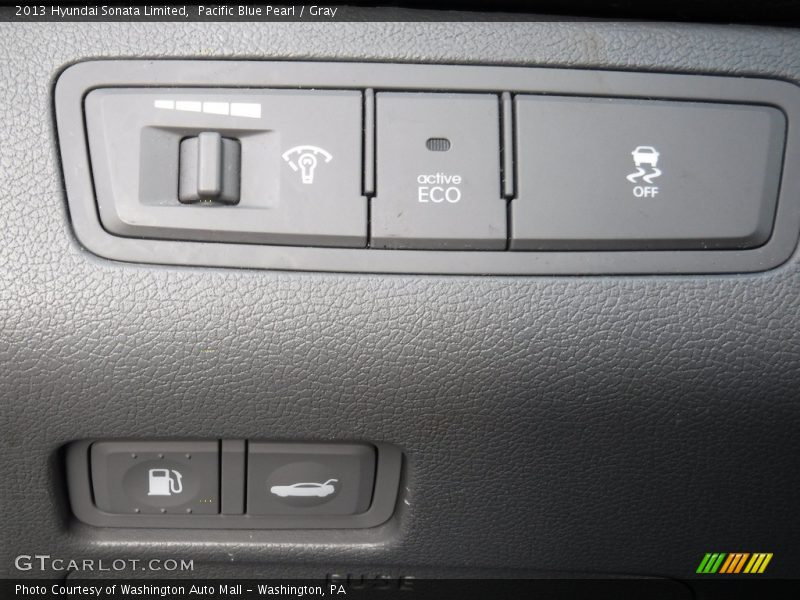 Pacific Blue Pearl / Gray 2013 Hyundai Sonata Limited