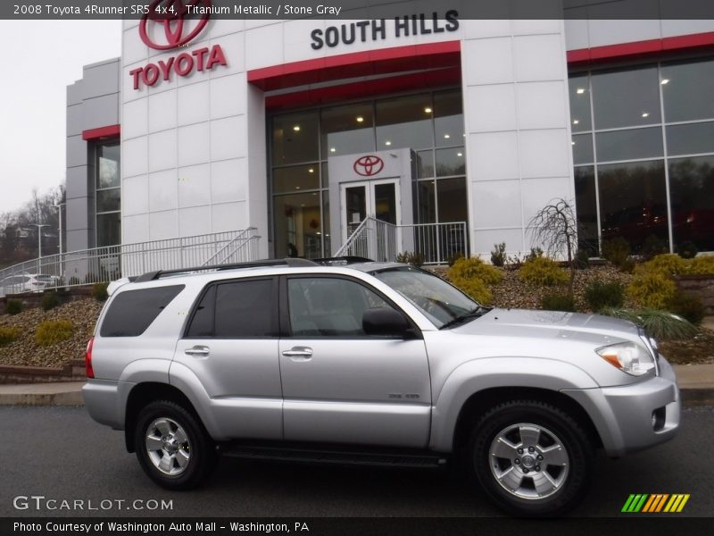 Titanium Metallic / Stone Gray 2008 Toyota 4Runner SR5 4x4