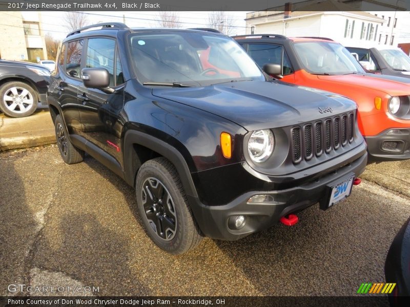 Black / Black 2017 Jeep Renegade Trailhawk 4x4