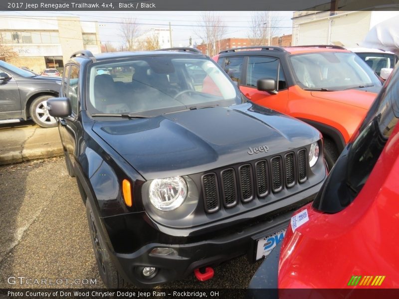 Black / Black 2017 Jeep Renegade Trailhawk 4x4