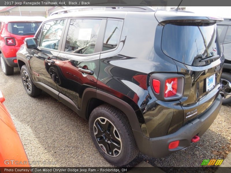 Black / Black 2017 Jeep Renegade Trailhawk 4x4