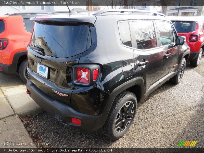 Black / Black 2017 Jeep Renegade Trailhawk 4x4