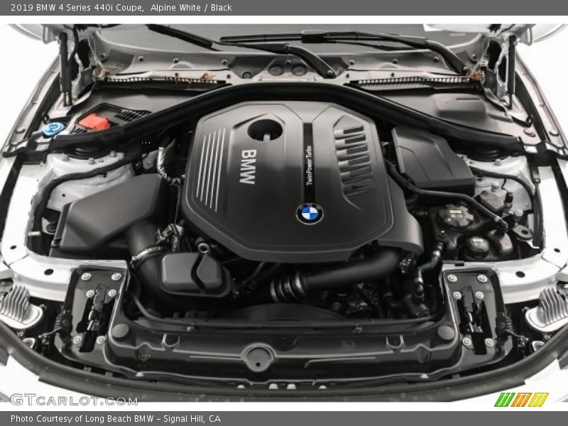 Alpine White / Black 2019 BMW 4 Series 440i Coupe