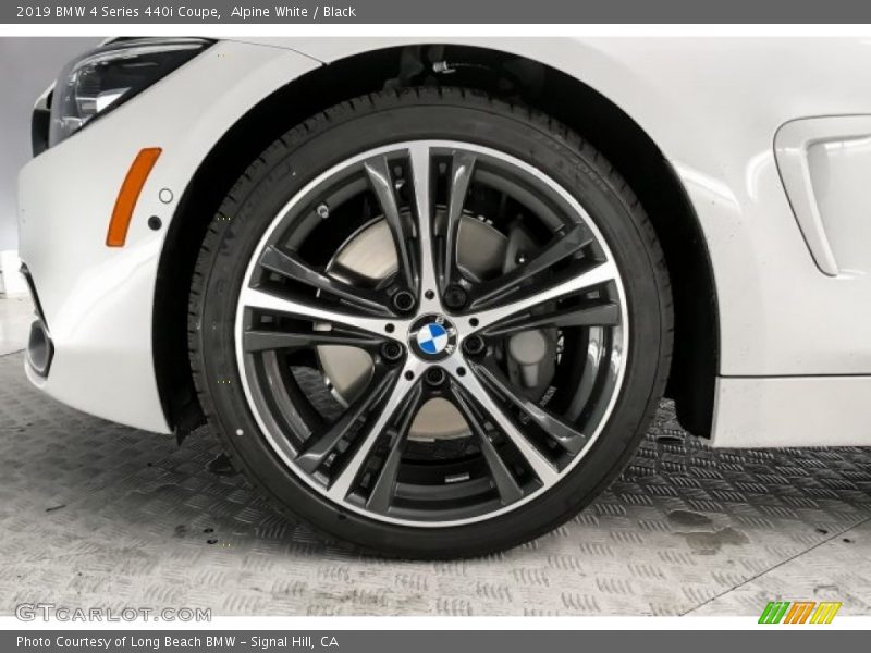 Alpine White / Black 2019 BMW 4 Series 440i Coupe