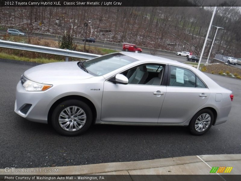 Classic Silver Metallic / Light Gray 2012 Toyota Camry Hybrid XLE