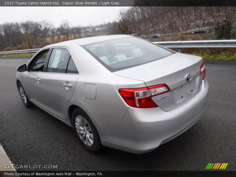 Classic Silver Metallic / Light Gray 2012 Toyota Camry Hybrid XLE