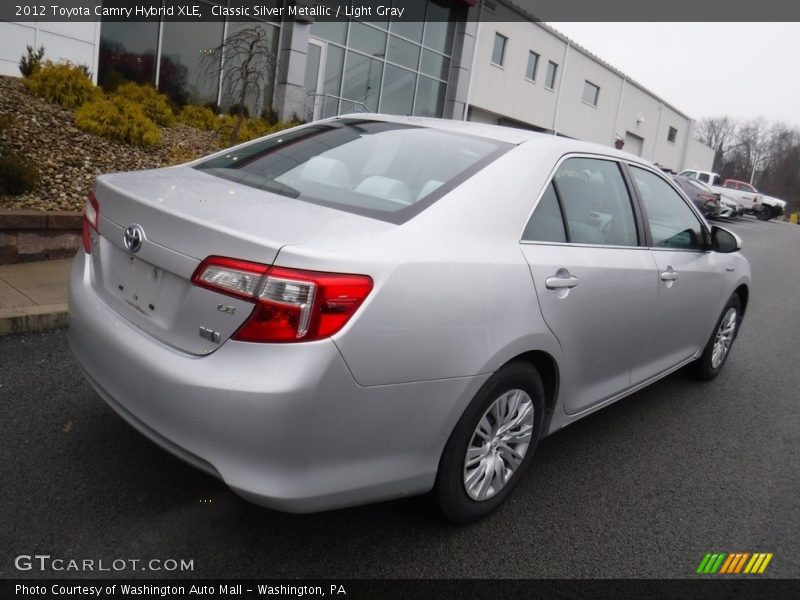 Classic Silver Metallic / Light Gray 2012 Toyota Camry Hybrid XLE