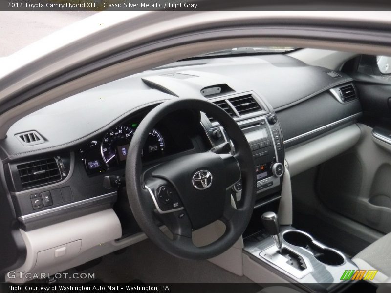 Classic Silver Metallic / Light Gray 2012 Toyota Camry Hybrid XLE