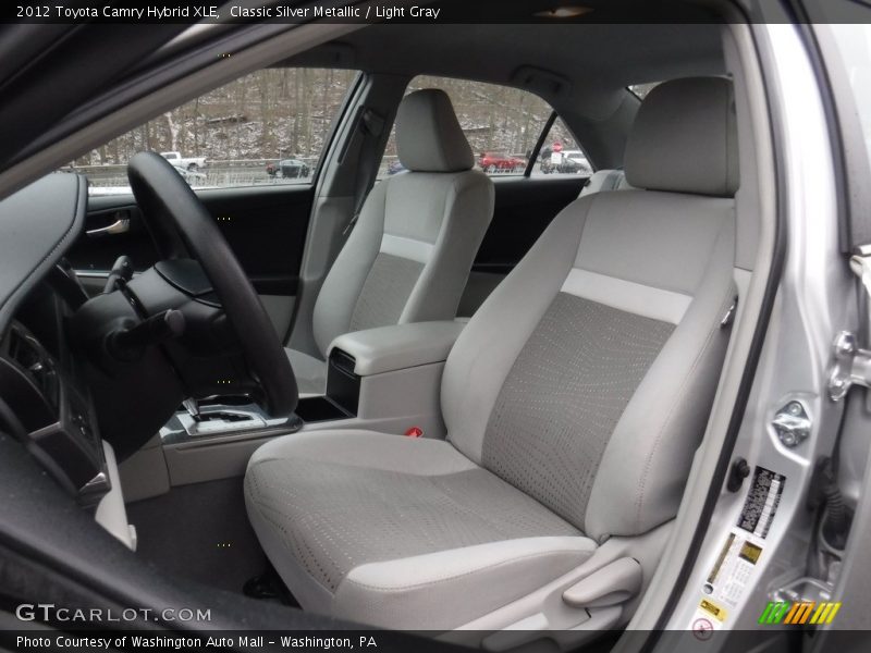 Classic Silver Metallic / Light Gray 2012 Toyota Camry Hybrid XLE