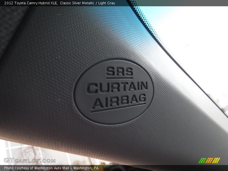 Classic Silver Metallic / Light Gray 2012 Toyota Camry Hybrid XLE