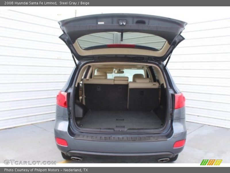 Steel Gray / Beige 2008 Hyundai Santa Fe Limited