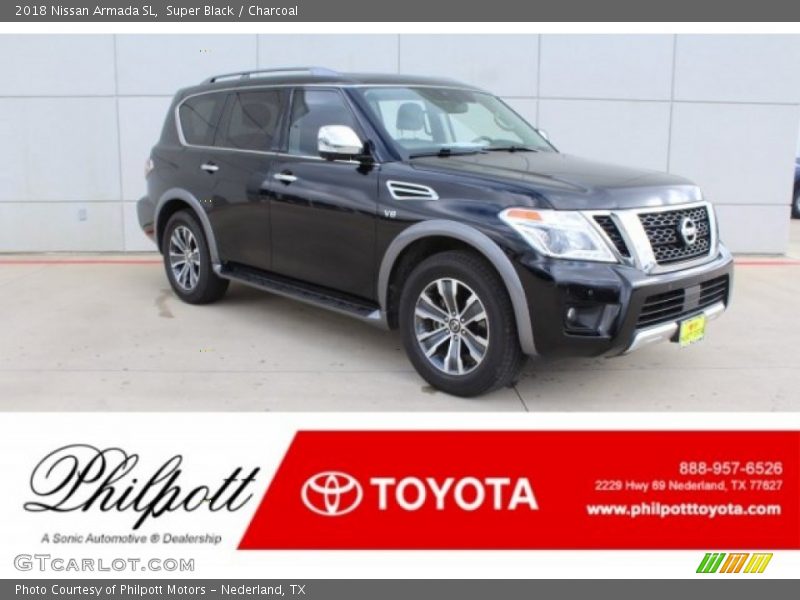 Super Black / Charcoal 2018 Nissan Armada SL