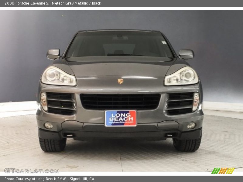 Meteor Grey Metallic / Black 2008 Porsche Cayenne S