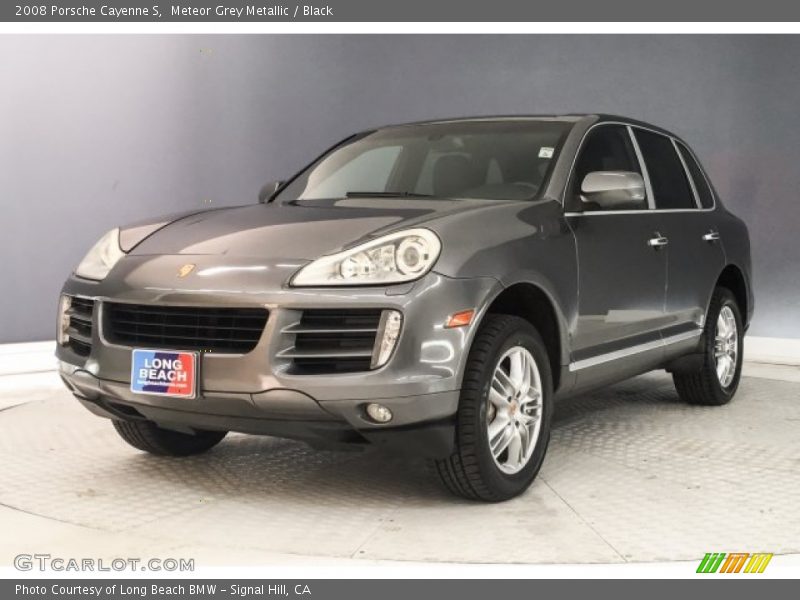 Meteor Grey Metallic / Black 2008 Porsche Cayenne S