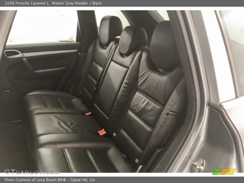 Meteor Grey Metallic / Black 2008 Porsche Cayenne S