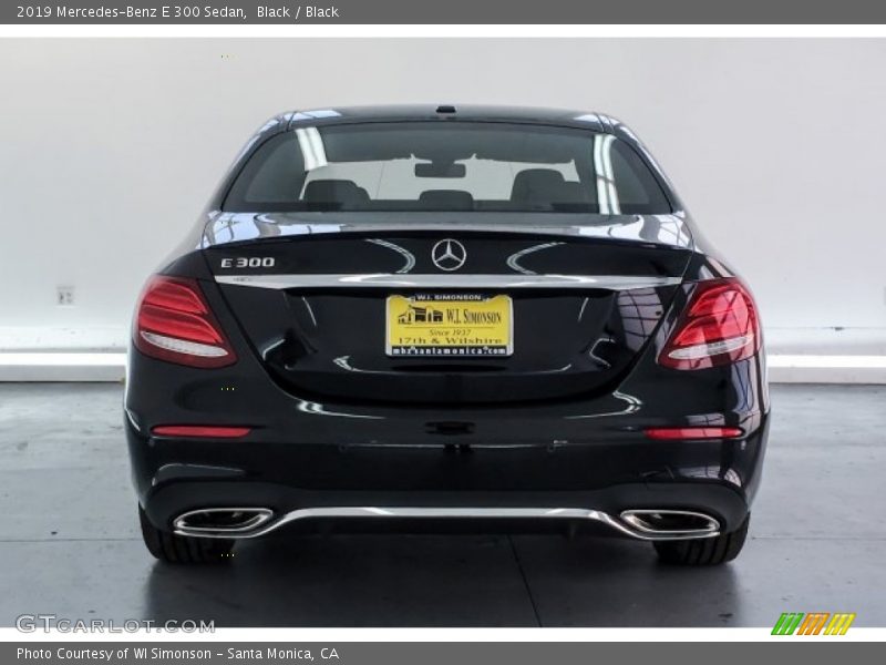 Black / Black 2019 Mercedes-Benz E 300 Sedan