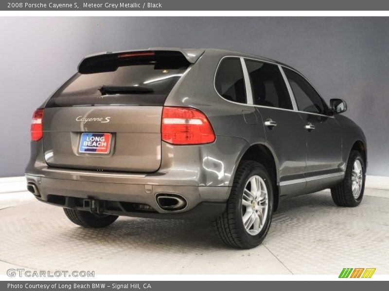 Meteor Grey Metallic / Black 2008 Porsche Cayenne S