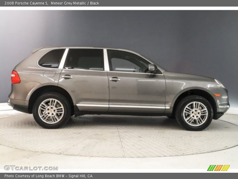 Meteor Grey Metallic / Black 2008 Porsche Cayenne S