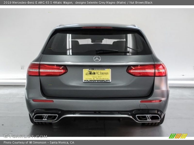 designo Selenite Grey Magno (Matte) / Nut Brown/Black 2019 Mercedes-Benz E AMG 63 S 4Matic Wagon