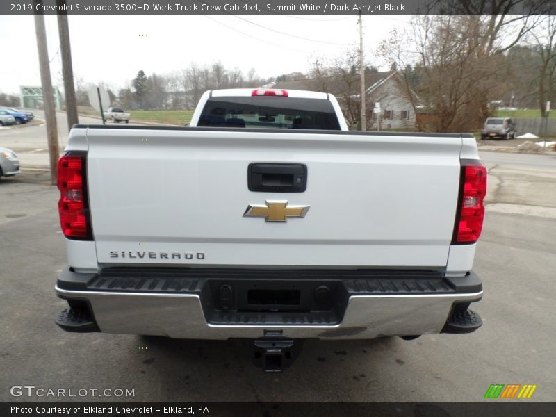 Summit White / Dark Ash/Jet Black 2019 Chevrolet Silverado 3500HD Work Truck Crew Cab 4x4