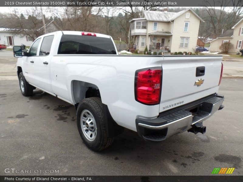 Summit White / Dark Ash/Jet Black 2019 Chevrolet Silverado 3500HD Work Truck Crew Cab 4x4