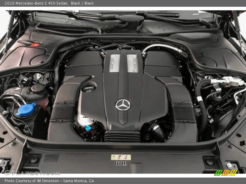 Black / Black 2019 Mercedes-Benz S 450 Sedan