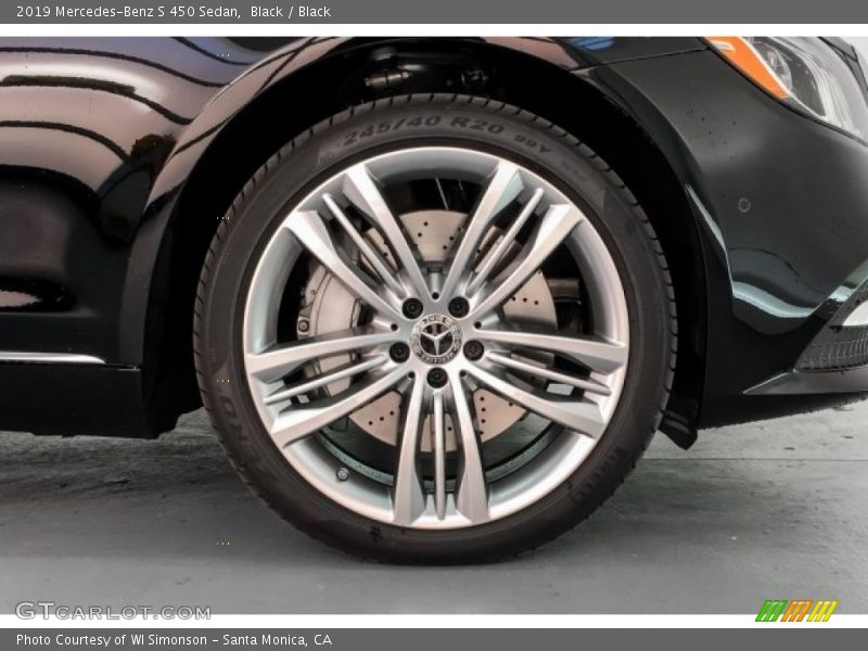 Black / Black 2019 Mercedes-Benz S 450 Sedan