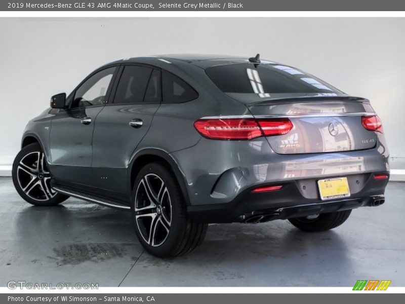 Selenite Grey Metallic / Black 2019 Mercedes-Benz GLE 43 AMG 4Matic Coupe